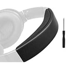 SOULWIT ersättnings huvudband set, pannband huvudbygel kudde för Bose QC35 & QuietComfort 35 II (QC35 ii) hörlurar, enkel DIY-installation ersättande Pannbandsplatta Kuddar-Svart