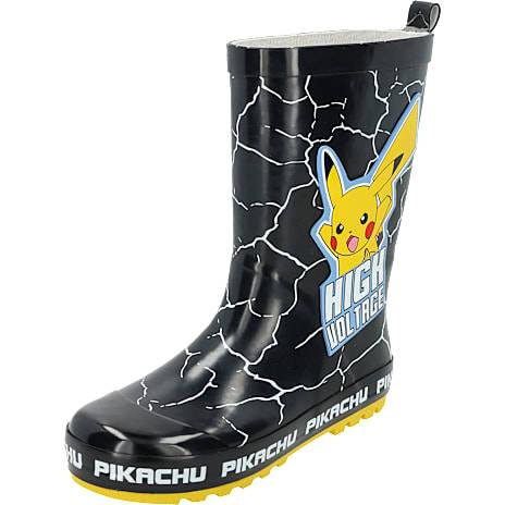 Pokémon børne gummistøvler str. 24 - sort