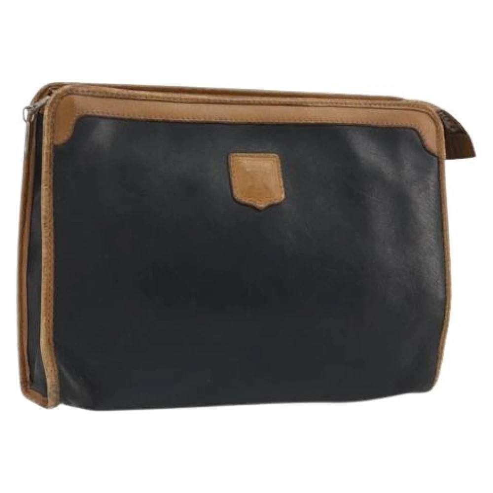 Celine Vintage Pre-owned Vintage Clutch Taske - Vintage - Dame - Sort - ONE SIZE - Uld