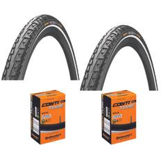 2 Dæk + 2 Slanger Continental Ride Tour 26 x 1.75 (47-559) med refleks auto ventil