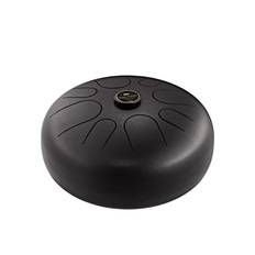 Steel Tongue Drum, A-Minor, Black