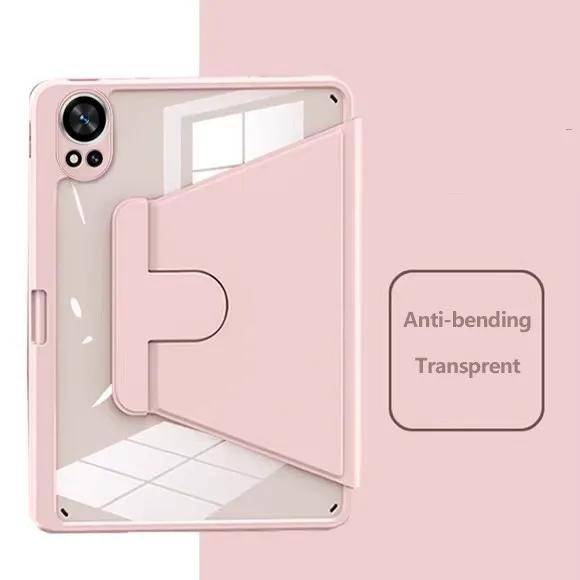 360° Roterande Fodral för Samsung Galaxy Tab S10 Plus 12.4   S10+ S9 FE Plus S8 S7 + S6 Lite A9 Plus A8 A7 8.7 Skydd med Pennhållare violett