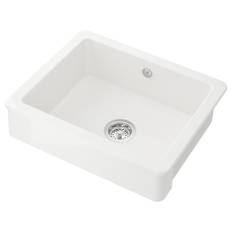 HAVSEN diskho med synlig front, vit, 62x48 cm