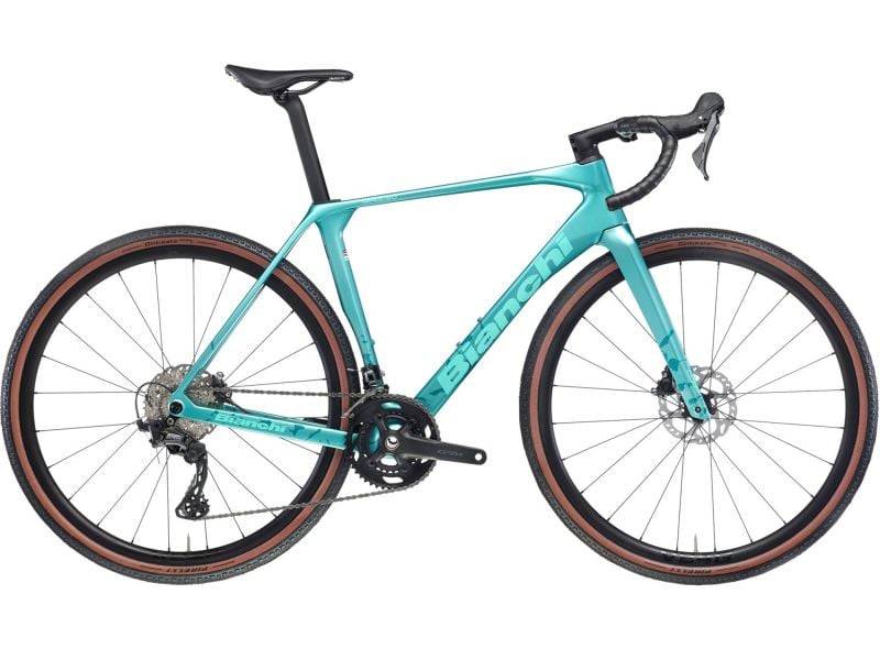 Bianchi Impulso Comp Full Celeste - Gravel - 2026, L (170 - 185cm) - Vi matcher laveste pris. 365 dages returret.