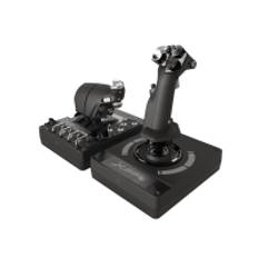 Logitech X56 H.O.T.A.S. - Joystick og speeder - kabling - for PC