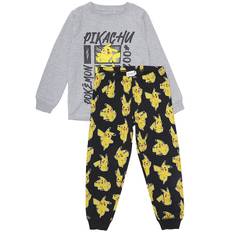 Minymo Nattøj - Pokémon - Grey Melange - Minymo - 3 år (98) - Nattøj 2-delt