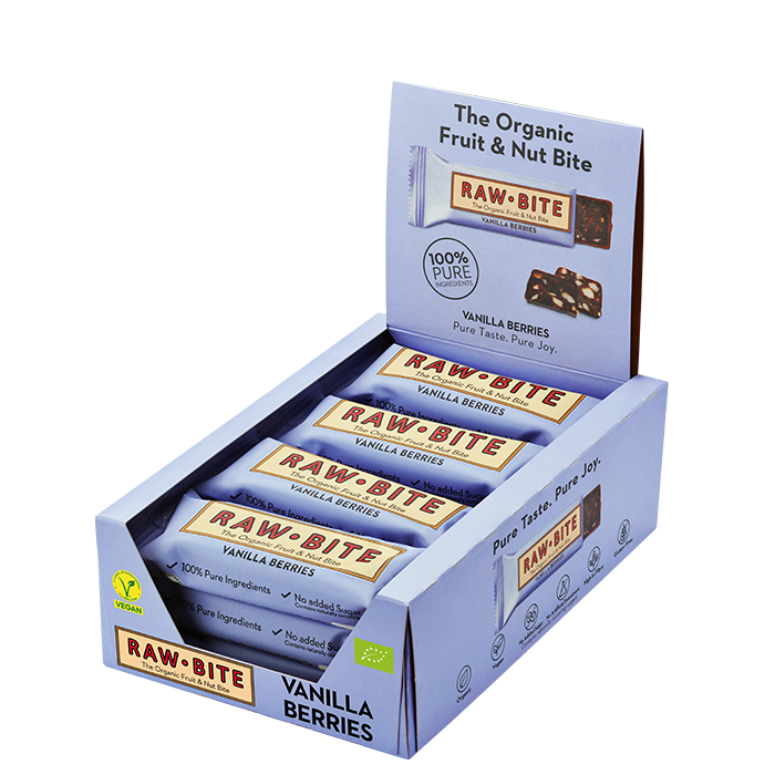 12 x Organic fruit & nut vanilla berries 50 g