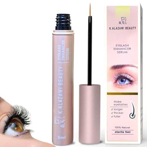 Ögonfrans serum gör ögonfransarna längre, tjockare, fylligare, Natural Eyelash Enhancer Säker för känsliga ögon 5ml