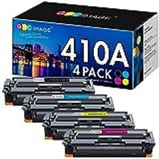 GPC IMAGE 410A toner kompatibel med HP 410X multipack CF410A CF410X bläckpatroner för HP MFP m477fdw Toner Color Laserjet Pro MFP M477fdw M477fdn M452nw M377dw M452dn M477dw M477nw (4-pack)
