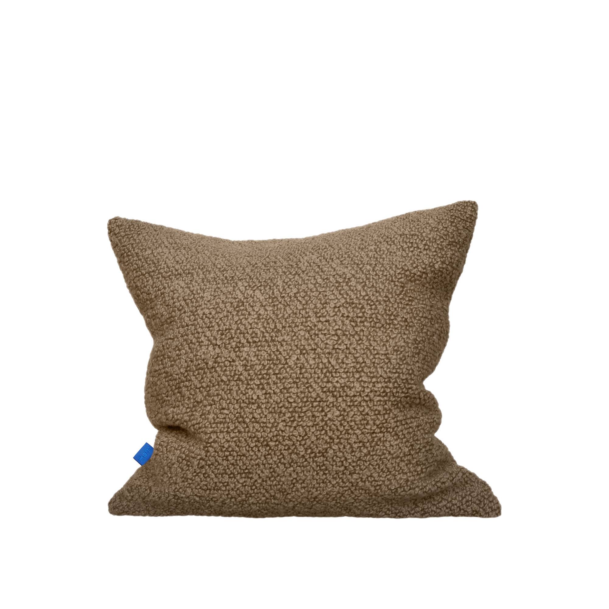 HEM - Chunky Bouclé Cushion Medium Sawdust - Prydnadskuddar & kuddfodral - Brun
