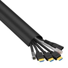 Kabelkanal Självhäftande D-Line 50X25Mm 2M Svart