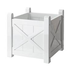 Cinas - Rosenborg 40x40x40 cm Vit Planteringslåda - ["gid://shopify/Metaobject/311981015413"]