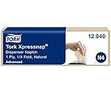 Tork Xpressnap Natur Dispenserservett N4, 1125 servetter, 12840