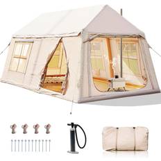 Oppusteligt glamping-telt