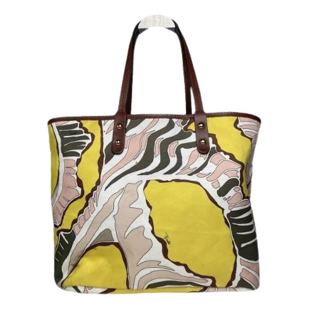 Emilio Pucci Pre-owned - Pre-owned Canvas Tote Bag Vintage - Dam - ONE Size -