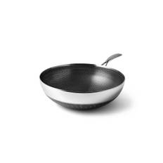 Sumisu - Fusion Non-stick Wok Ø30 cm - Ildfast op til 300 grader - Tåler Opvaskemaskine - Tåler Metalredskaber - Til induktion og gas