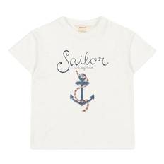 Konges Sløjd T-shirt - Era - Off White/Sailor - Konges Sløjd - 1 år (80) - T-Shirt