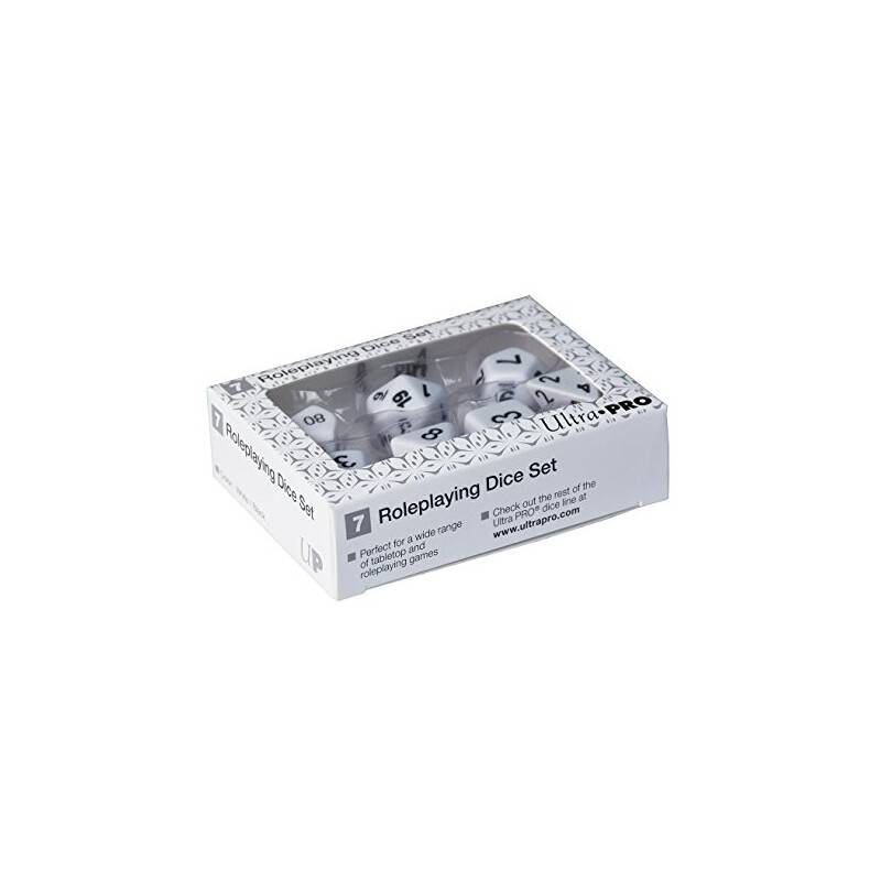 Ultra Pro Dice - Roleplaying Dice Set - White