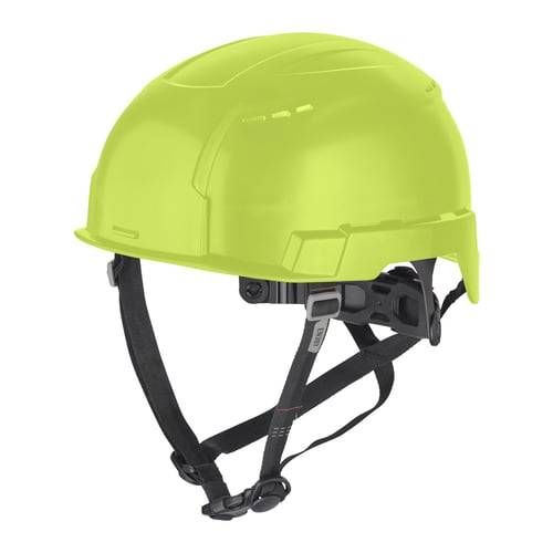 Milwaukee sikkerhedshjelm BOLT200 Hi-vis gul 52-68cm m. hagerem
