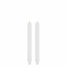 UYUNI STAGELYS RILLET 25X3,2 CM HVID 2-PAK