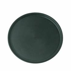 Rund serveringsbakke Ø41 cm brun