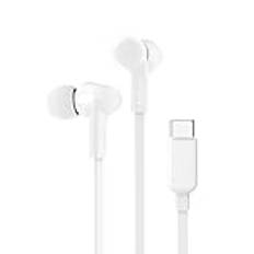 Belkin SoundForm kabelanslutna hörlurar med USB-C anslutning, In-Ear-hörlurar med mikrofon - USB-C Hörlurar för iPhone 15, iPad, Samsung Galaxy, Pixel, Android och fler med USB-C anslutning, Vit