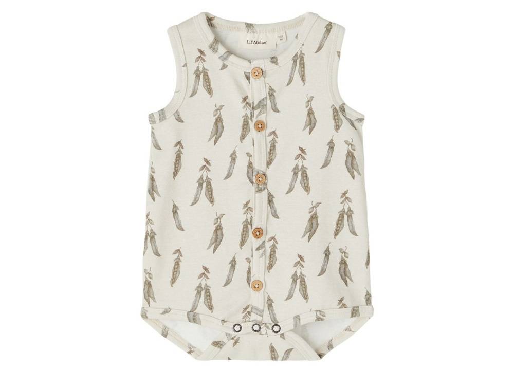 Lil Atelier Turtledove Body Print - Str. 1.5y 86cm