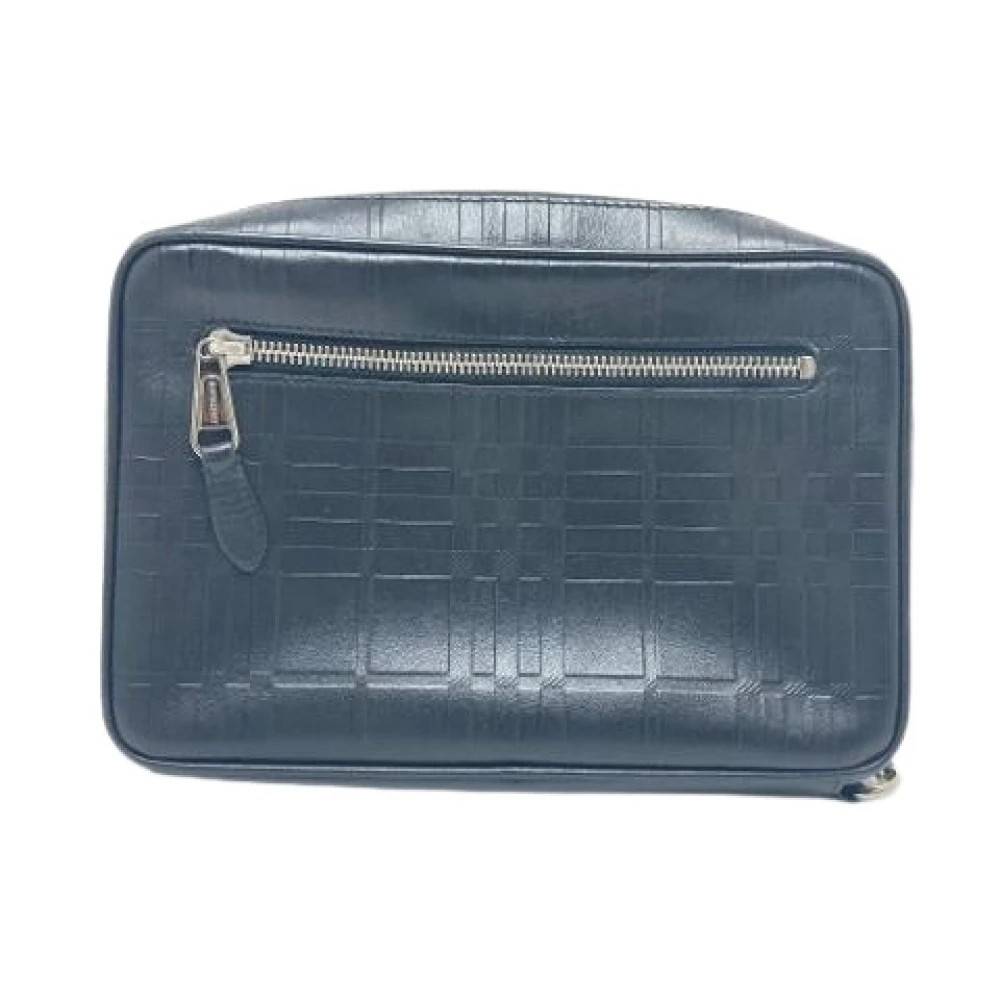 Burberry Vintage Pre-owned Clutch taske - Vintage - unisex - Sort - ONE SIZE - Læder