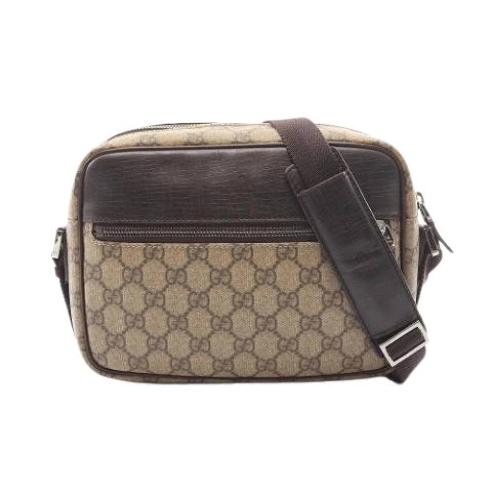 Gucci Vintage Pre-owned Vintage Cross Body Bag - Vintage - Dame - Beige - ONE SIZE - Uld