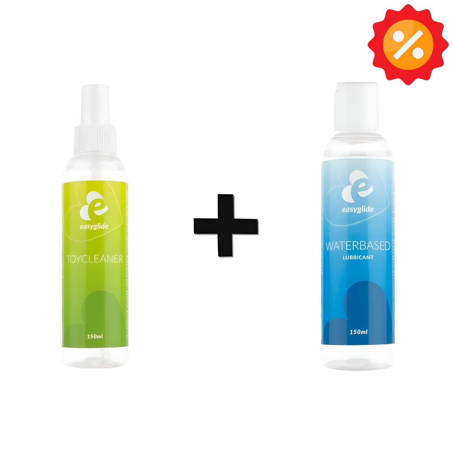 EasyGlide - glidmedel och desinfektionsmedel - 2x150ml - transparent (0)