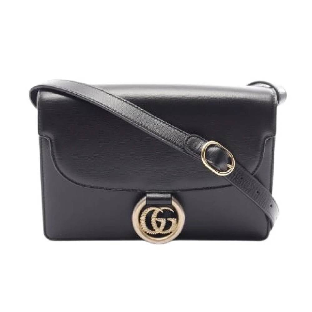 Gucci Vintage Pre-owned Vintage Crossbody Taske - Vintage - Dame - Sort - ONE SIZE - Uld