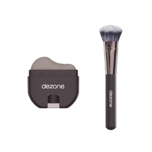 DEZONE - Sculpting Stick with Brush Set - 9g+1pc - VS01 Taupe - Grey