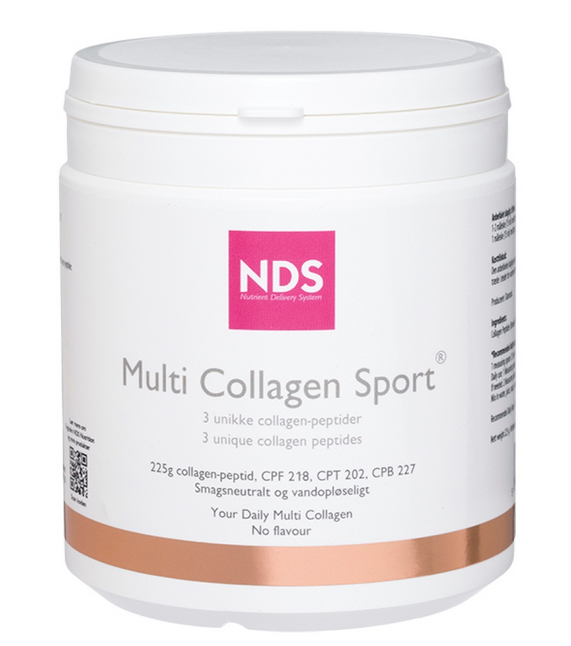 NDS Collagen Multi Sport - 225 g Bedst før 2/25.
