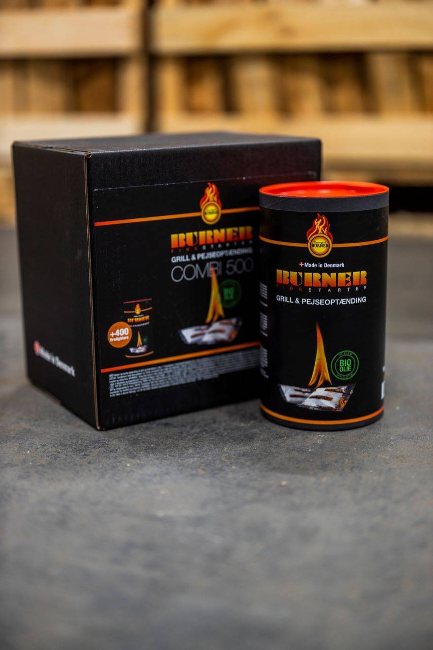 500 stk. Burner firestarter