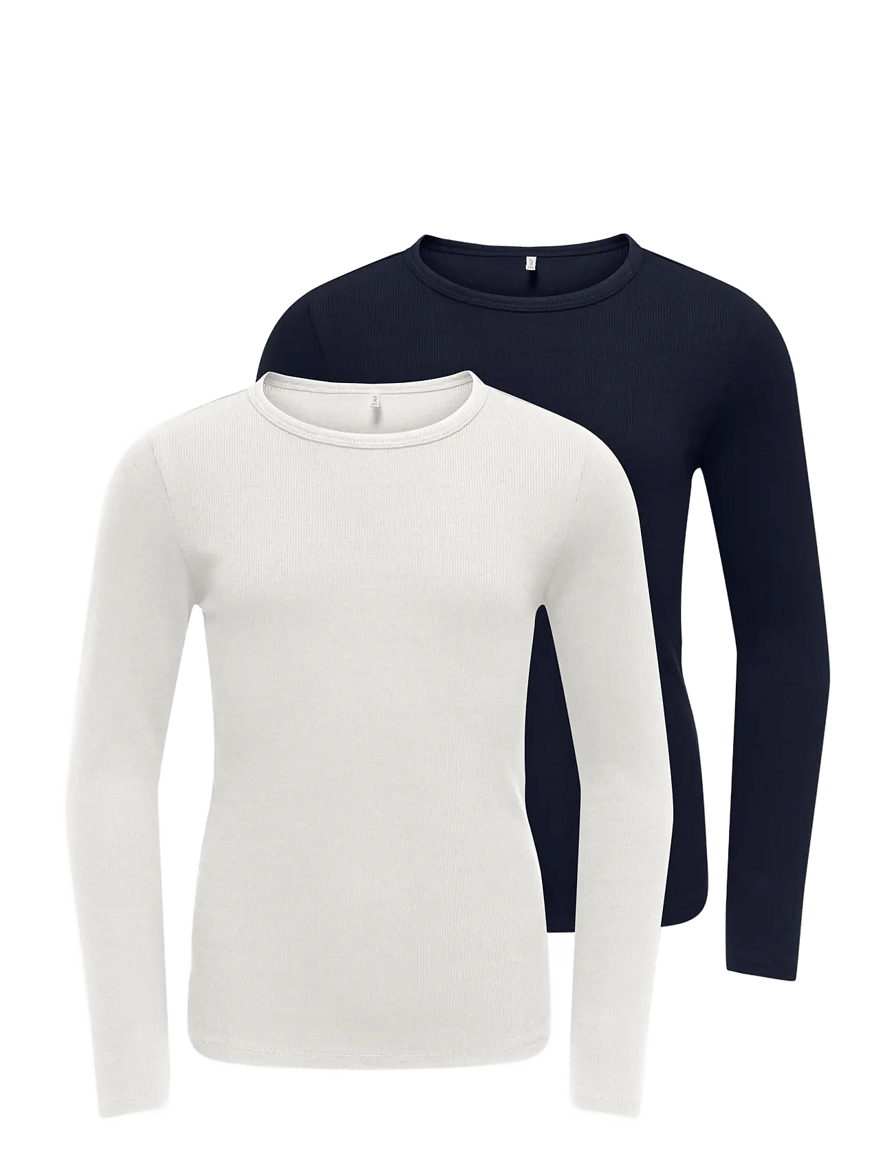Kids Only Koglucky L/S O Neck Top Jrs 2-Pack - Navy - 134-140