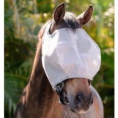 Amigo No Ears Flymask - Silver/Titanium Grey & Silver