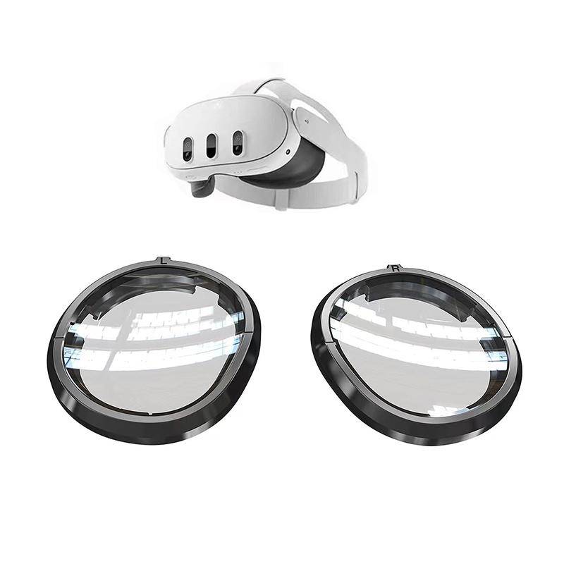 För Quest 3 Receptbelagda linser Lins Snabb demontering Magnetram Glas För Oculus Quest 3 Tillbehör white