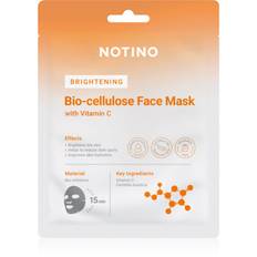 Notino Brightening Bio-Cellulose Face Mask with Vitamin C Lysende ansigts sheetmaske 25 g - 25 g
