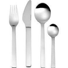 Georg Jensen - New York - Bestiksæt - 4 dele - 1 kuvert - Rustfrit stål - Mat