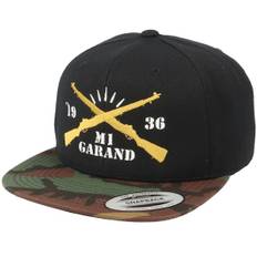 GUNS n SKULLS - Svart snapback Keps - M1 Garand Black/Camo Snapback @ Hatstore