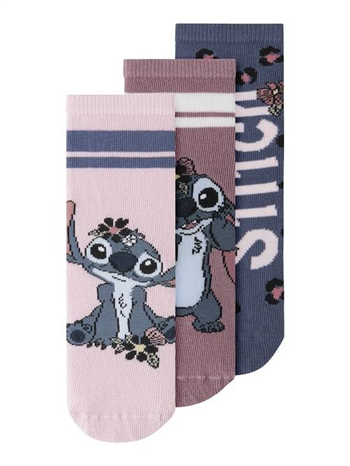 NAME IT 3-Pak Strømper Jinea Stitch Vintage Indigo