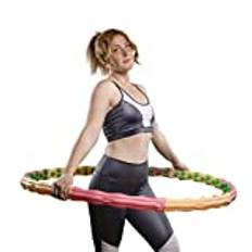 HOOPOMANIA Large Hoop [1,8 kg] Fitness Hoop för bantning - Hula Hoop för män och kvinnor