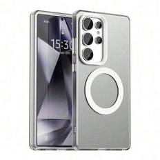 Högkvalitativt kompatibelt magnetiskt trådlöst laddningsskal för OPPO/Honor///Redmi//Galaxy S25 Ultra S25+ S24 Ultra S24+ S24FE S23 Ultra S23+ S23FE M - Vitt (Multi-size)