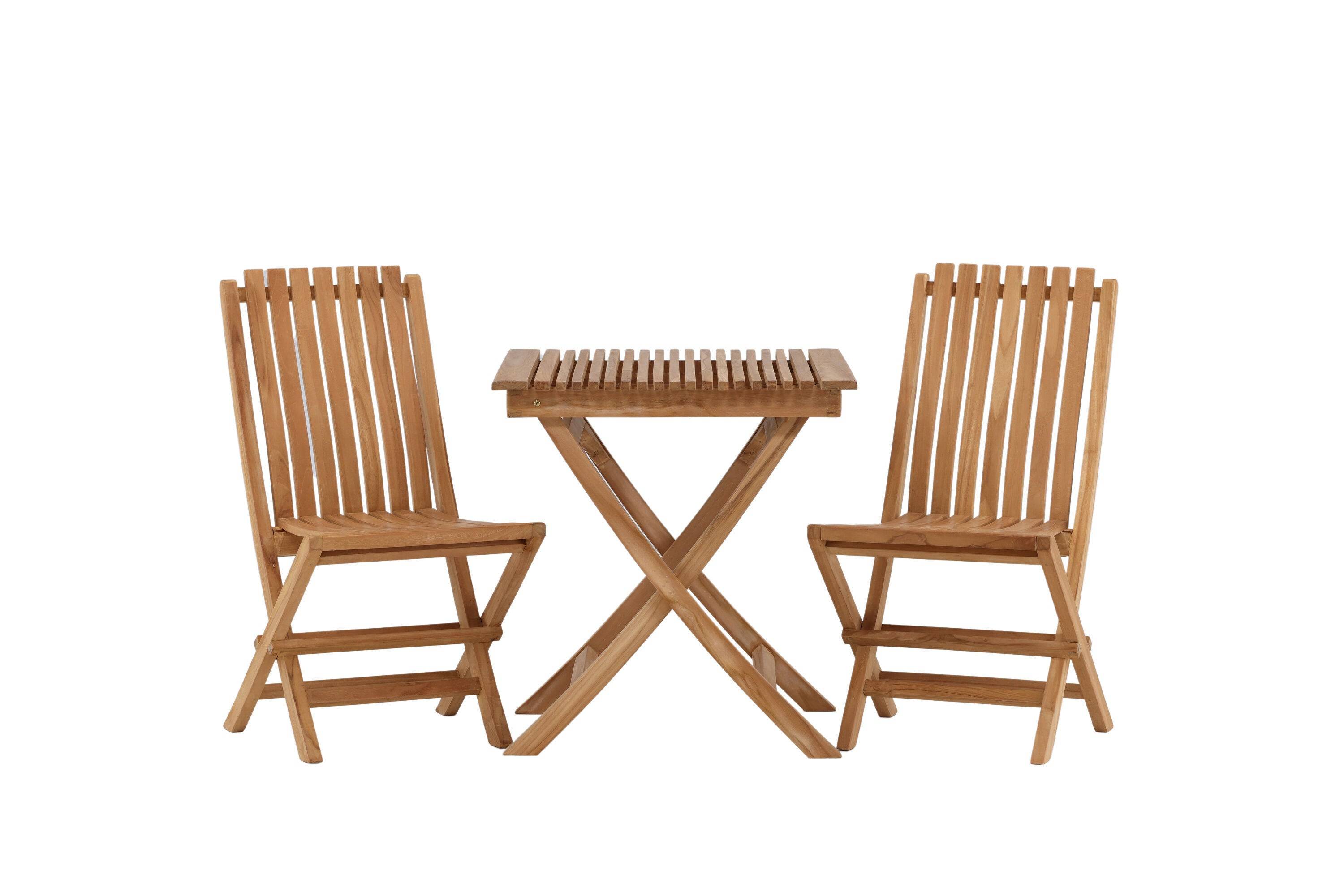 Venture Home - Ghana - Cafesæt - Teak - 70x70cm