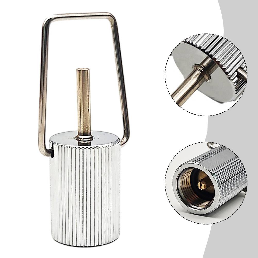 Outdoor Camping Fill Adapter Gas Lantern Tank Copper Fill Adapter For Butane Gas New Practical Camping Fill Adapter