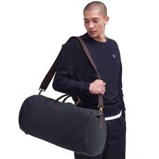 Mens Wax Holdall - Navy