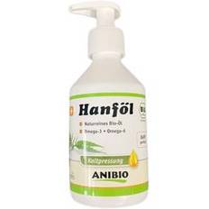 Anibio Hamp Olie Koldpresset til Hund 500ml Med Pumpe