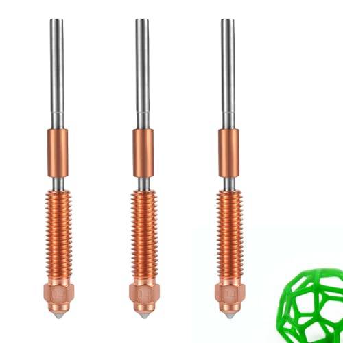 K1C Munstycke, 0,4mm 3D-skrivare Hårt Stål Munstycke Utbyte för Creality K1C Ender 3 V3 Ender 3 V3 Plus 3D-skrivare Delar Tillbehör (3st)