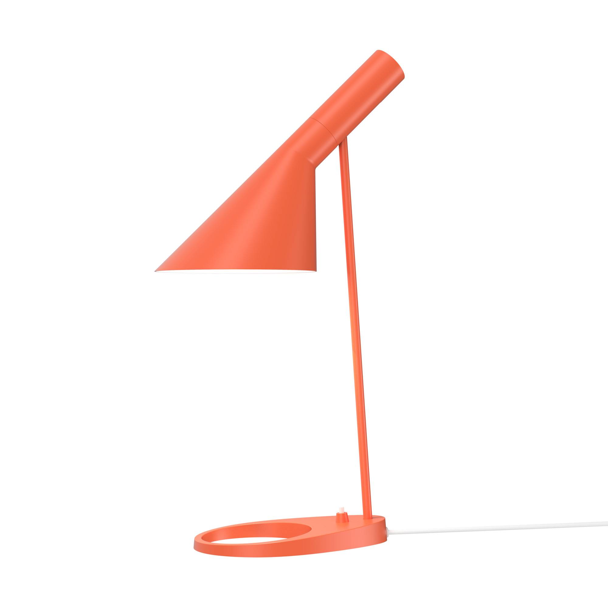 Louis Poulsen AJ Bordlampe af Arne Jacobsen Electric orange.
