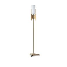 Bert Frank - Pennon Floor Lamp Brass/Opal - Skärmlampor - Guld